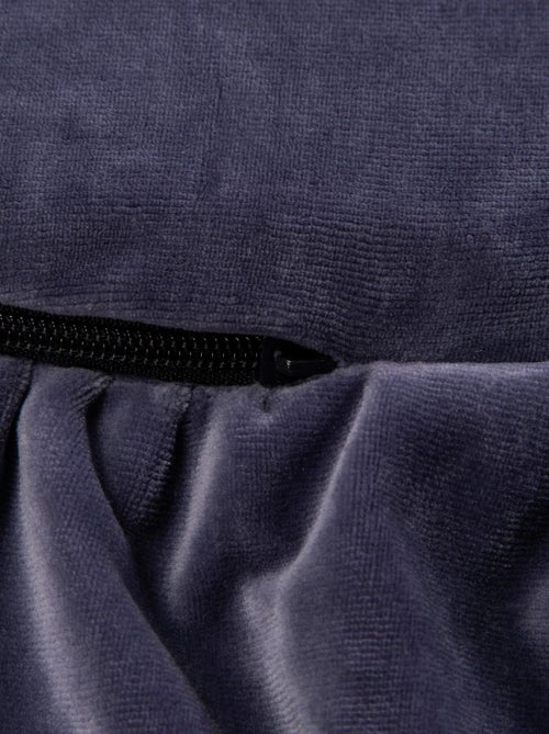 Bébé Rond 100cm Tapis De Jeu Pour Enfants, Velvet, Gris-Bleu - Kiabi