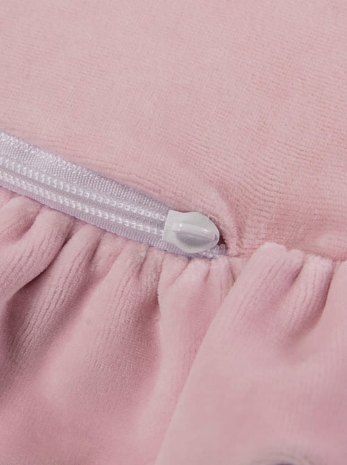 Bébé Rond 100cm Tapis De Jeu Pour Enfants, Velvet, Rose - Kiabi