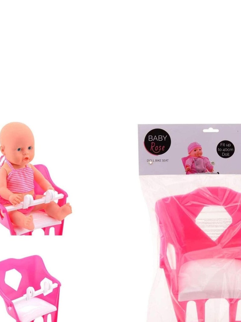 Bébé Rose Siège de vélo pour poupée N/A - Kiabi