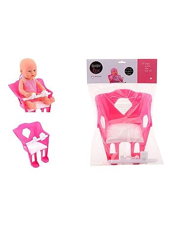Bébé Rose Siège de vélo pour poupée
