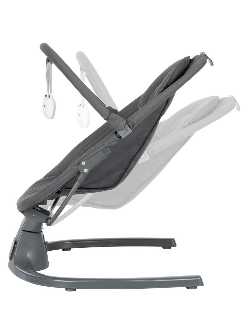 Bebeconfort Balancelle Bébé automatique et Transat Melilo Gris foncé - Kiabi