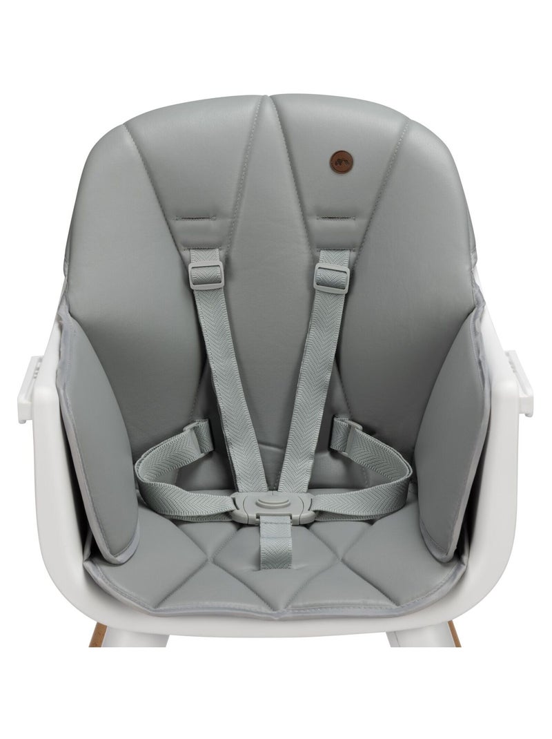 Bebeconfort Chaise haute bébé Abelia, Design Scandinave Gris Blanc - Kiabi