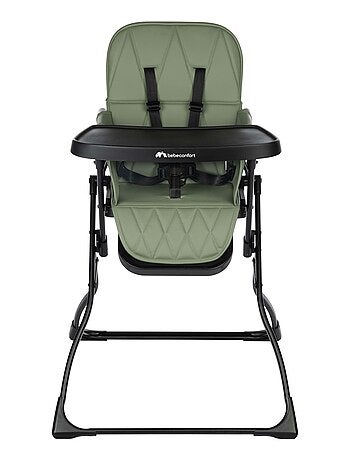 BEBECONFORT Chaise haute bébé LILY, compacte et lègère, de 6 mois à 3 ans (15 kg), Tinted Graphite