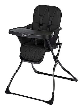 BEBECONFORT Chaise haute bébé LILY, compacte et lègère, de 6 mois à 3 ans (15 kg), Tinted Graphite