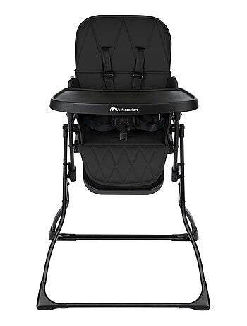 BEBECONFORT Chaise haute bébé LILY, compacte et lègère, de 6 mois à 3 ans (15 kg), Tinted Graphite