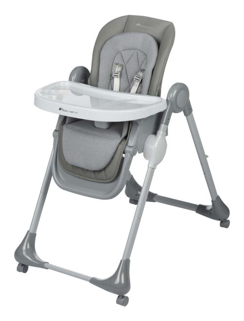 BEBECONFORT Chaise haute bébé OLEA, évolutive, multi-positions, 0 à 3 ans (15 kg), Tinted gray - Kiabi