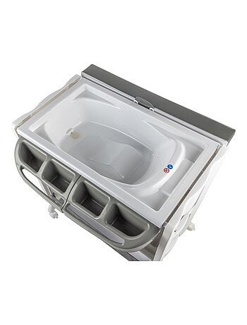 BEBECONFORT Dolphy Table à langer et baignoire 2en 1,De la naissance à 12 mois (11kg)