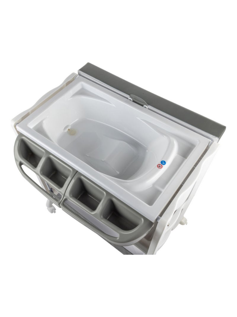 BEBECONFORT Dolphy Table à langer et baignoire 2en 1,De la naissance à 12 mois (11kg) Gris - Kiabi