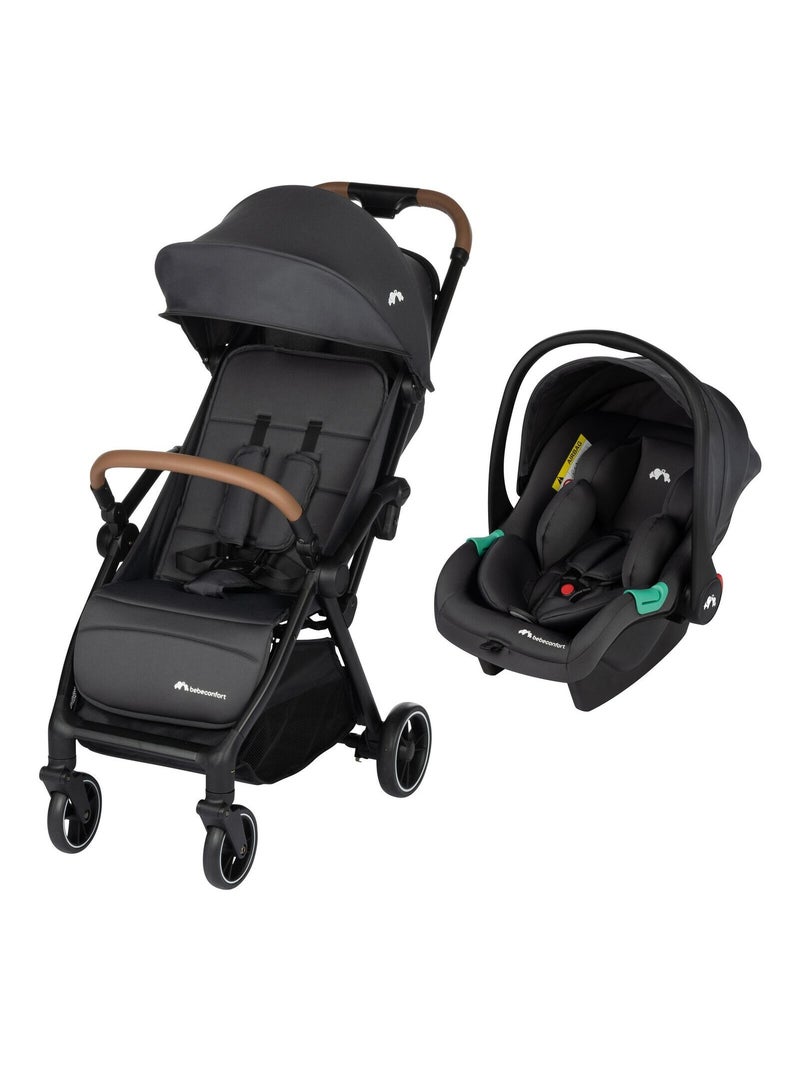 BEBECONFORT Duo Poussette naissance citadine et siège auto Sunlite Duo Gris - Kiabi