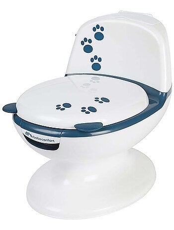 BEBECONFORT Mini toilette Panda, Pot avec bruit de chasse d'eau