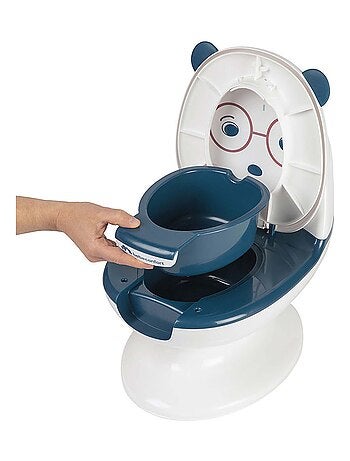 BEBECONFORT Mini toilette Panda, Pot avec bruit de chasse d'eau