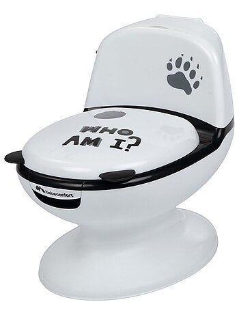 BEBECONFORT Mini toilette Panda, Pot avec bruit de chasse d'eau