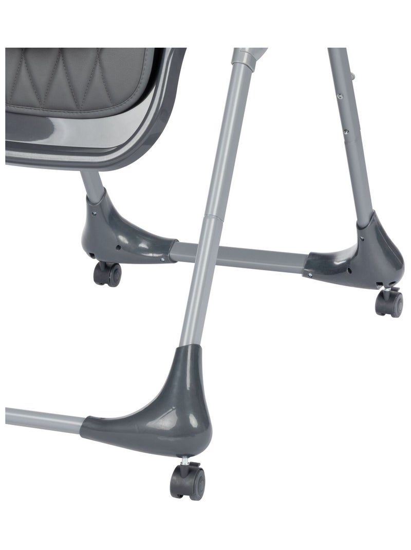 BEBECONFORT OLEA Chaise haute bébé, évolutive, multi-positions Blanc Gris anthracite - Kiabi