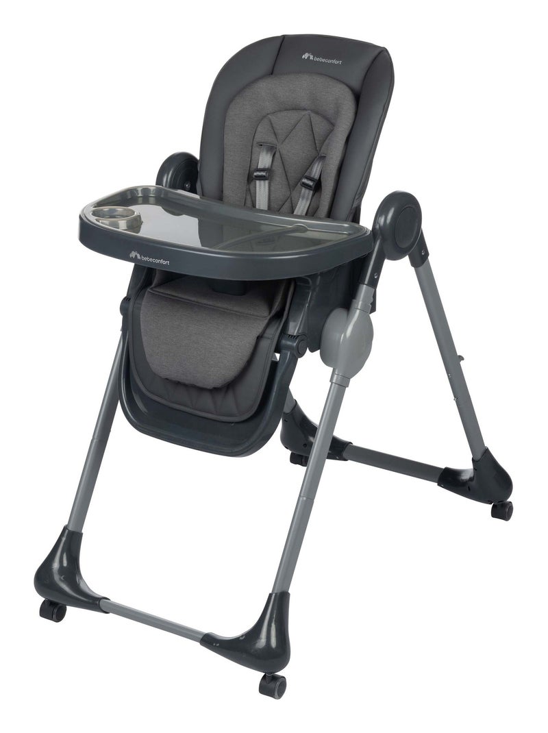 BEBECONFORT OLEA Chaise haute bébé, évolutive, multi-positions Gris foncé - Kiabi