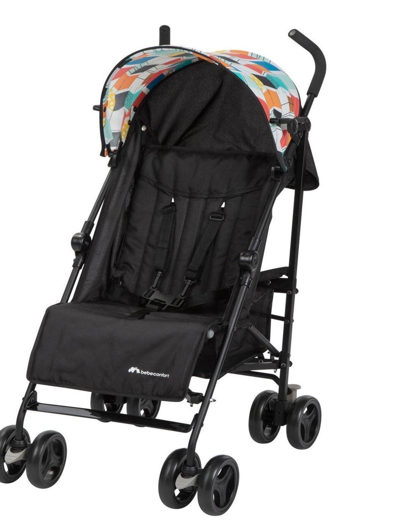 BEBECONFORT Poussette canne multipositions ultra compacte Rainbow, 4 roues, Geronimo's arrow Multicolore - Kiabi