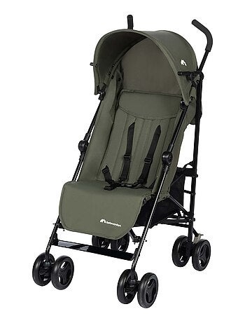 BEBECONFORT Poussette canne multipositions ultra compacte Rainbow, 4 roues, Mineral Green