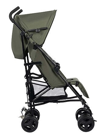 BEBECONFORT Poussette canne multipositions ultra compacte Rainbow, 4 roues, Mineral Green