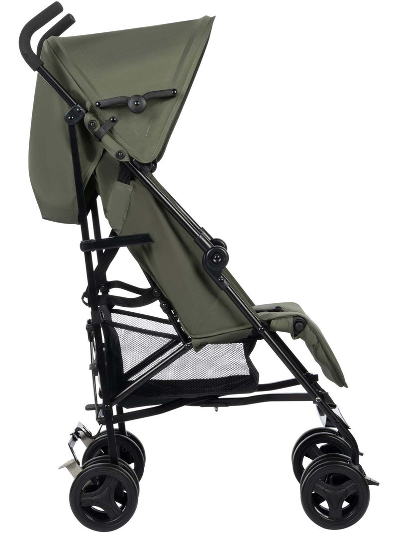 Bebeconfort poussette canne multipositions ultra compacte rainbow, 4 roues, mineral green Vert foncé - Kiabi