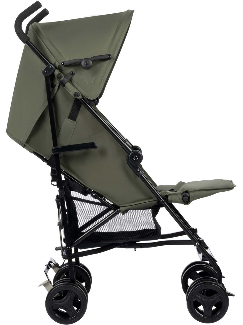 Bebeconfort poussette canne multipositions ultra compacte rainbow, 4 roues, mineral green Vert foncé - Kiabi