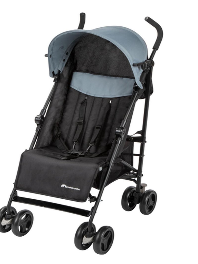 BEBECONFORT Poussette canne multipositions ultra compacte Rainbow, 4 roues, Sahdow Block Noir Gris - Kiabi