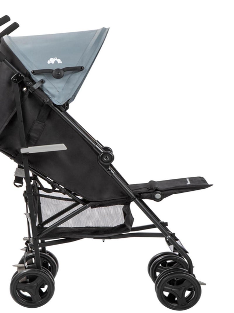 BEBECONFORT Poussette canne multipositions ultra compacte Rainbow, 4 roues, Sahdow Block Noir Gris - Kiabi