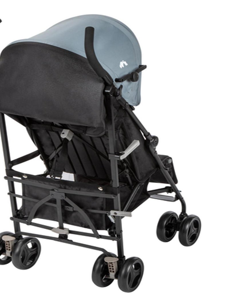 BEBECONFORT Poussette canne multipositions ultra compacte Rainbow, 4 roues, Sahdow Block Noir Gris - Kiabi