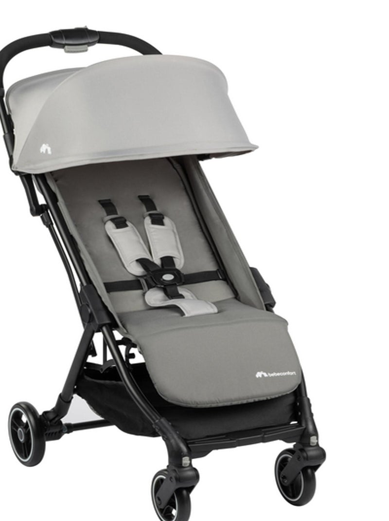 BEBECONFORT Poussette canne ultra compacte Bonny, pliage automatique, 4 roues, Myst Grey Gris Gris - Kiabi