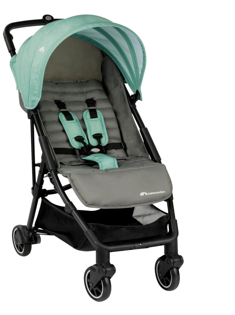 BEBECONFORT Poussette canne ultra compacte TEENY 3D, de 0 à 4 ans environ (22kg), Jade Mist Gris Vert - Kiabi