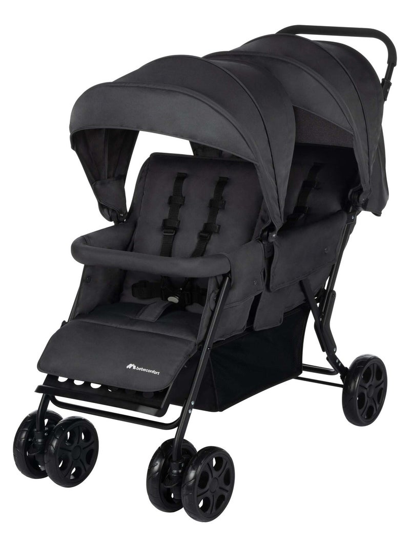 BEBECONFORT Poussette double Teamy, pour enfants d'âges rapprochés Gris - Kiabi