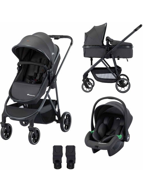 BEBECONFORT Poussette Trio Brume avec siège auto i-Size - Kiabi BEBECONFORT Poussette Trio Brume avec siège auto i-Size - Kiabi
