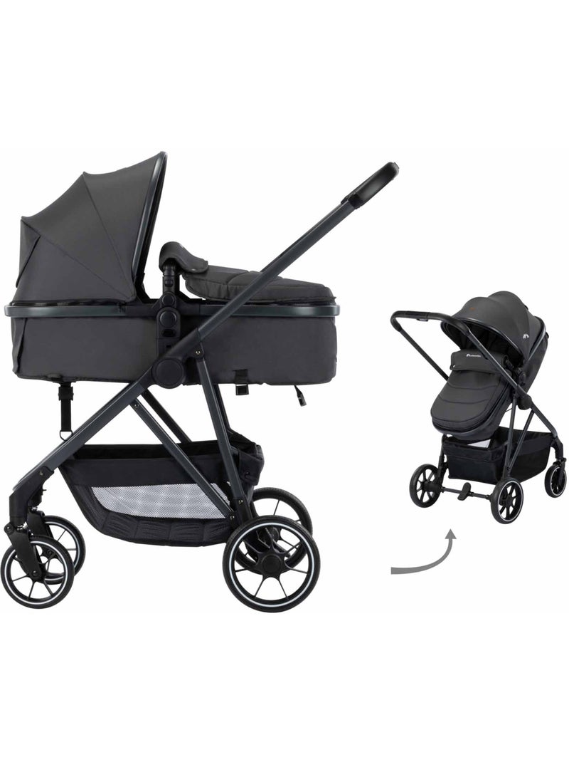 BEBECONFORT Poussette Trio Brume avec siège auto i-Size Gris foncé - Kiabi