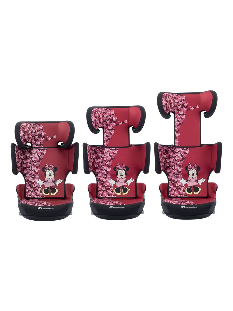 Bebeconfort Siège auto réhausseur i-Size Hera i-Fix, Disney, Minnie Noir Rose - Kiabi