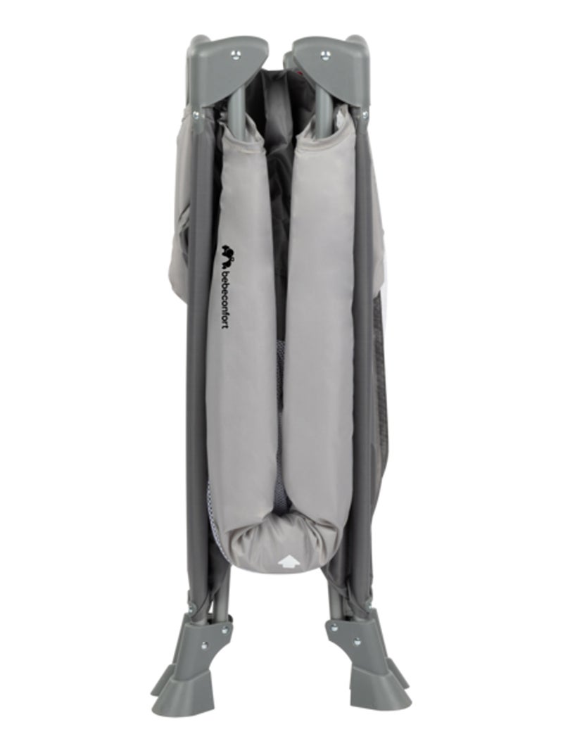 BEBECONFORT Soft dreams Lit bébé, Lit parapluie, De la naissance à 3 ans (jusqu'à 15kg) Gris Blanc - Kiabi