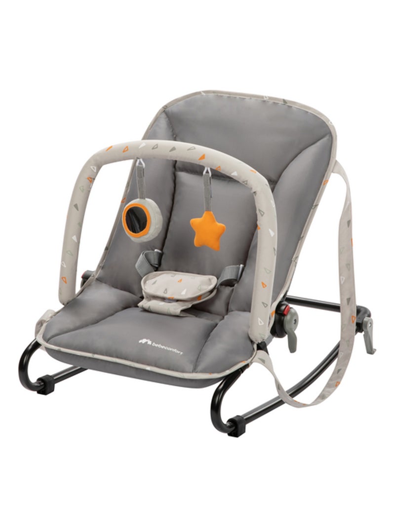 BEBECONFORT Starlight Transat bébé, inclinable, De la naissance à 9 mois (9kg) Gris clair - Kiabi