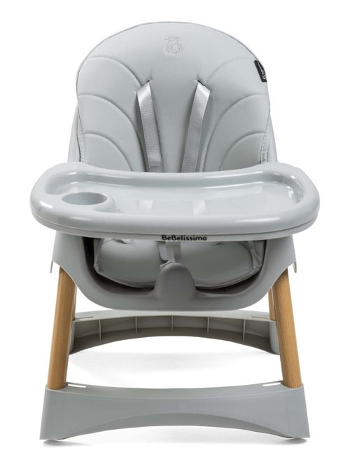 Bebelissimo - Chaise haute 2 en 1 - Evolutive - Réglable - Pliable - woodie - Kiabi Bebelissimo - Chaise haute 2 en 1 - Evolutive - Réglable - Pliable - woodie - Kiabi