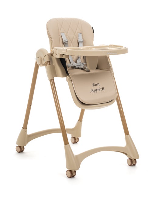 Bebelissimo - Chaise haute évolutive bébé - Pliable - Réglable hauteur - Bon Appetit - Kiabi