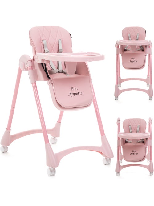 Bebelissimo - Chaise haute évolutive bébé - Pliable - Réglable hauteur - Bon Appetit - Kiabi Bebelissimo - Chaise haute évolutive bébé - Pliable - Réglable hauteur - Bon Appetit - Kiabi