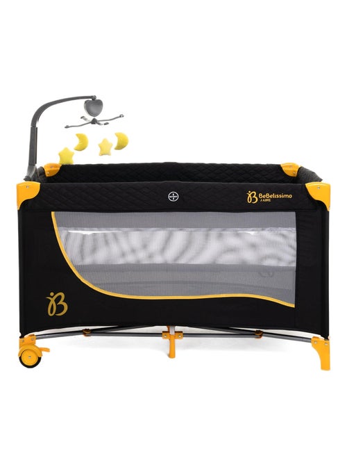 BEBELISSIMO - Lit parapluie bébé - berceau bébé - Nuit - lit pliant - 2 niveaux - Kiabi BEBELISSIMO - Lit parapluie bébé - berceau bébé - Nuit - lit pliant - 2 niveaux - Kiabi