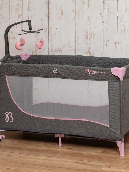 BEBELISSIMO - Lit parapluie bébé - berceau bébé - Nuit - lit pliant - 2 niveaux - Kiabi BEBELISSIMO - Lit parapluie bébé - berceau bébé - Nuit - lit pliant - 2 niveaux - Kiabi