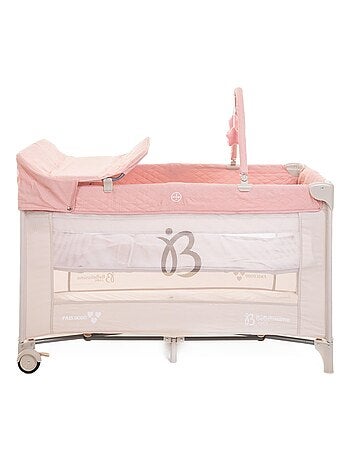 BEBELISSIMO - Lit parapluie bébé - lit pliant - Fais dodo - table à langer et jouets
