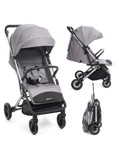 Bebelissimo - Poussette Bébé Canne Ultra Compacte - Guidon Valise – Lioni - gris - Kiabi Bebelissimo - Poussette Bébé Canne Ultra Compacte - Guidon Valise – Lioni - gris - Kiabi