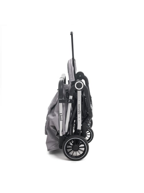 Bebelissimo - Poussette Bébé Canne Ultra Compacte - Guidon Valise – Lioni - gris - Kiabi Bebelissimo - Poussette Bébé Canne Ultra Compacte - Guidon Valise – Lioni - gris - Kiabi