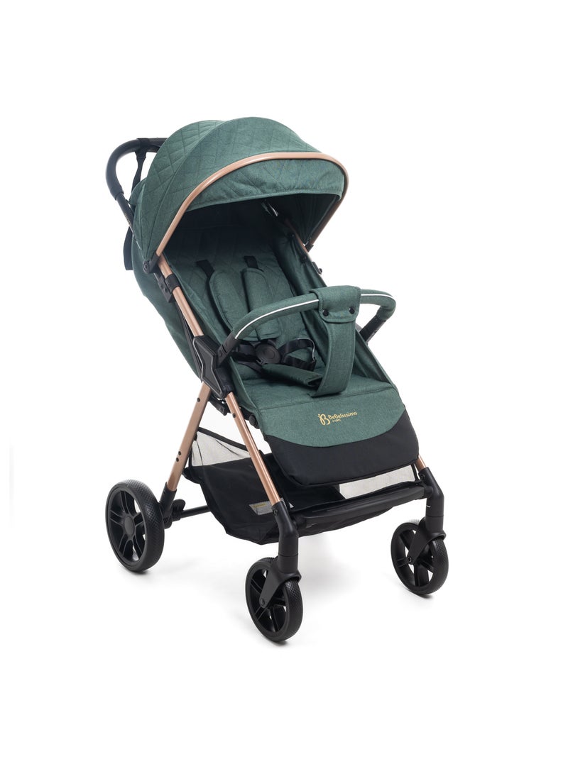 Bebelissimo - poussette bébé canne ultra compacte - noix Vert - Kiabi
