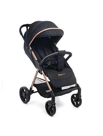 Bebelissimo - poussette bébé canne ultra compacte - noix - vert