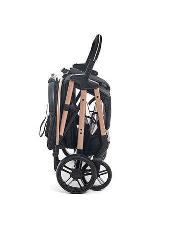 Bebelissimo - poussette bébé canne ultra compacte - noix - vert