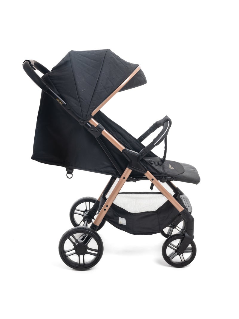 Bebelissimo - poussette bébé canne ultra compacte – noix - noir Noir - Kiabi