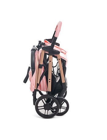 Bebelissimo - poussette bébé canne ultra compacte - noix - vert