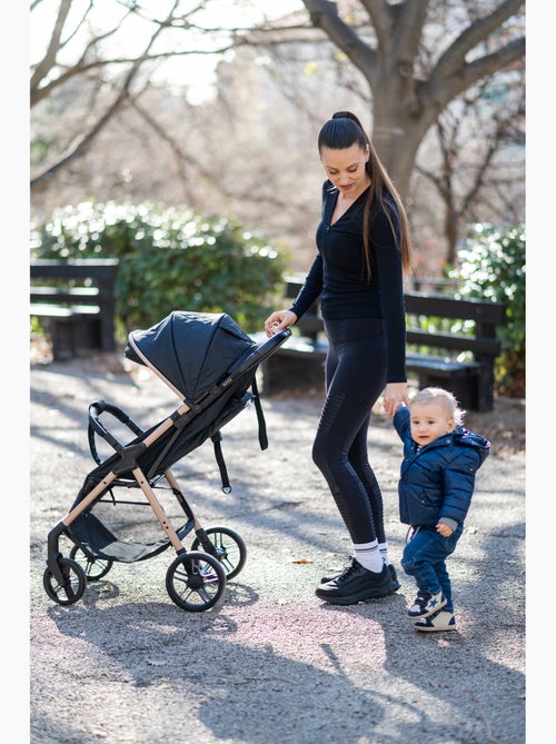 Bebelissimo - Poussette Bébé Canne Ultra Compacte –  Noix - rose - Kiabi