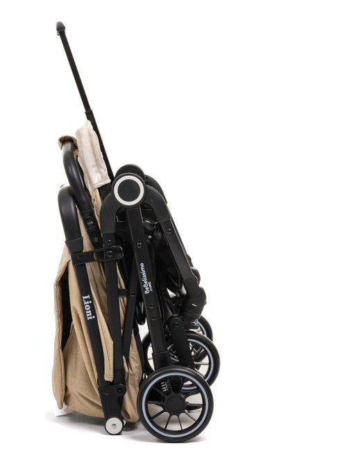 Bebelissimo - Poussette bébé Citadine Ultra Compacte - De 0 à 36 mois - Lioni -0-22kg - beige - Kiabi