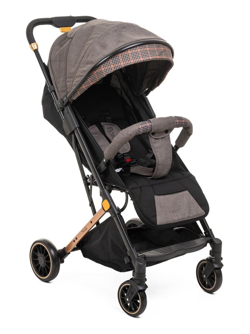 Bebelissimo - Poussette bébé Citadine Ultra Compacte - De 0 à 36 mois - Nola - gris Gris - Kiabi